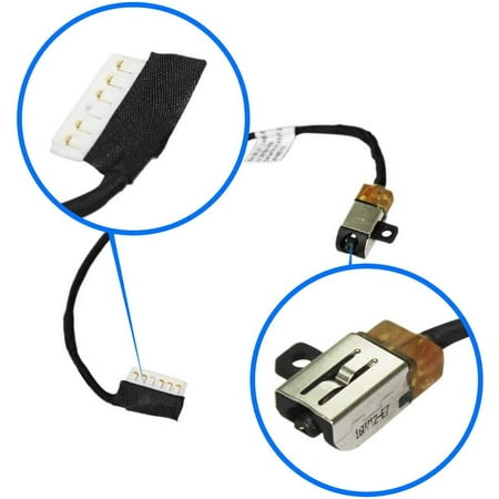MMOBIEL DC Power Jack Dock Connector Flex Cable Replacement Compatible with Dell Inspiron 15 5565 5567 I5567-4563GRY I5567-1836GRY Inspiron 17 5765 i5765 17 5767 i5767 Series